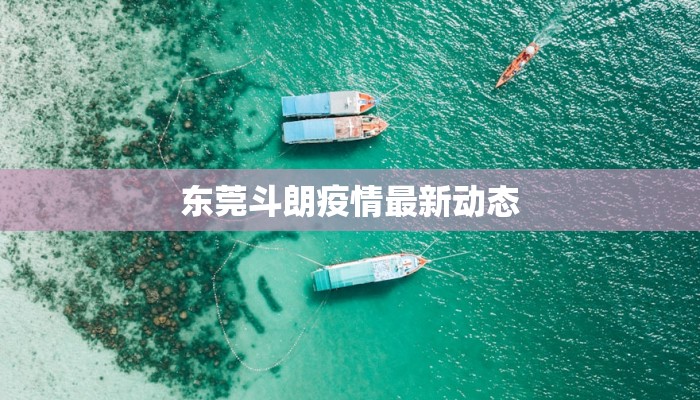 东莞斗朗疫情最新动态