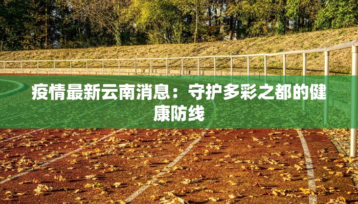疫情最新云南消息：守护多彩之都的健康防线