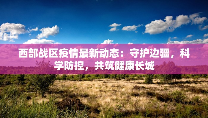 西部战区疫情最新动态：守护边疆，科学防控，共筑健康长城