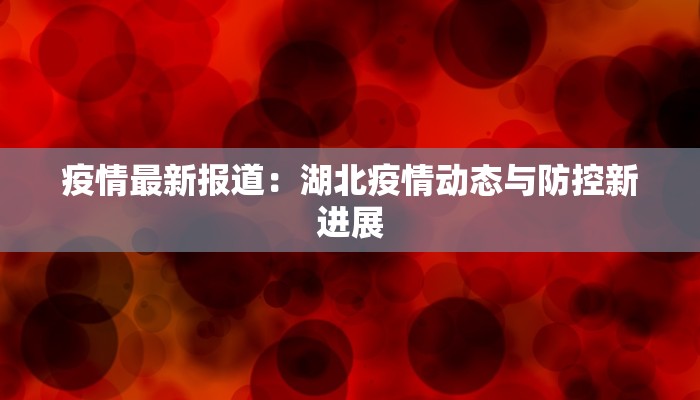 疫情最新报道：湖北疫情动态与防控新进展
