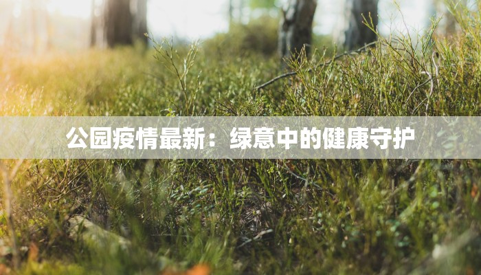 公园疫情最新：绿意中的健康守护