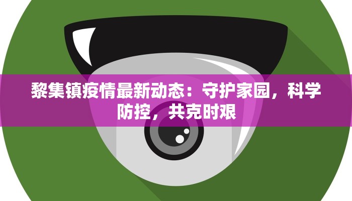 黎集镇疫情最新动态：守护家园，科学防控，共克时艰