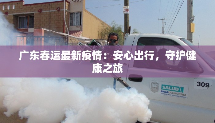 广东春运最新疫情：安心出行，守护健康之旅