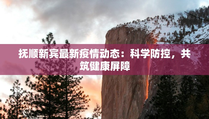 抚顺新宾最新疫情动态：科学防控，共筑健康屏障