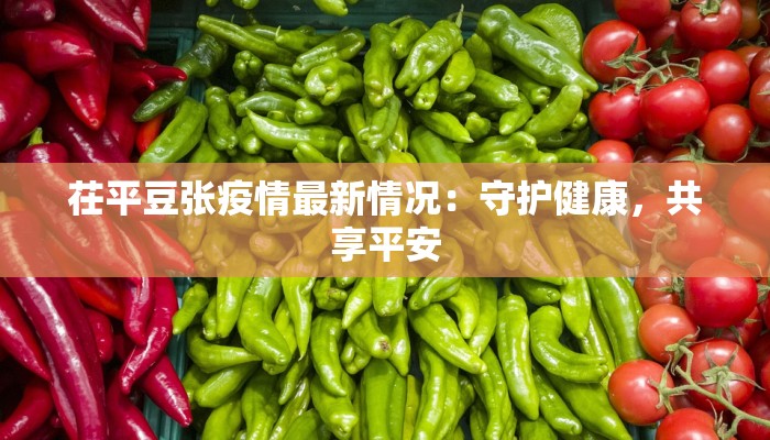 茌平豆张疫情最新情况：守护健康，共享平安