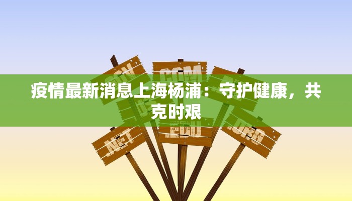 疫情最新消息上海杨浦：守护健康，共克时艰