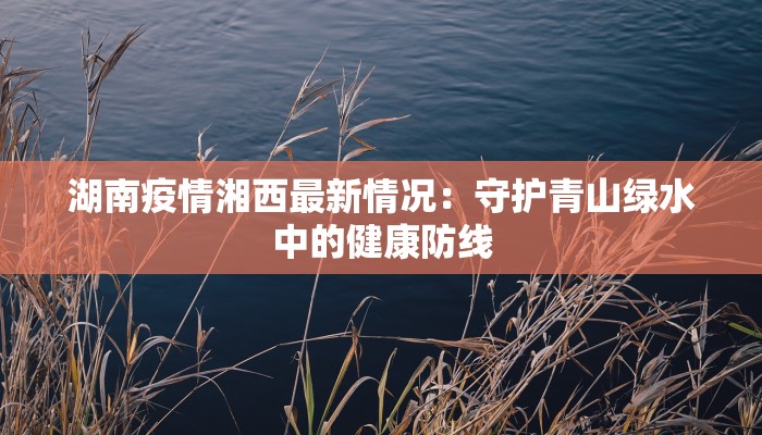 湖南疫情湘西最新情况：守护青山绿水中的健康防线