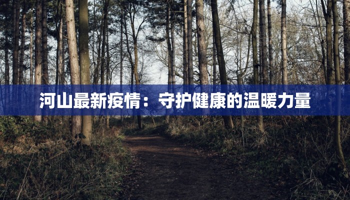 河山最新疫情：守护健康的温暖力量