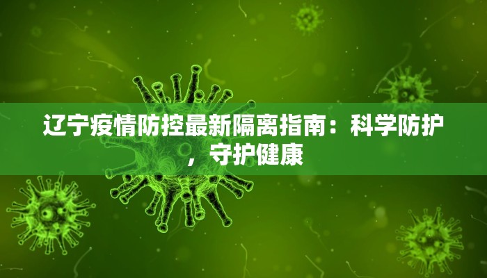 辽宁疫情防控最新隔离指南：科学防护，守护健康