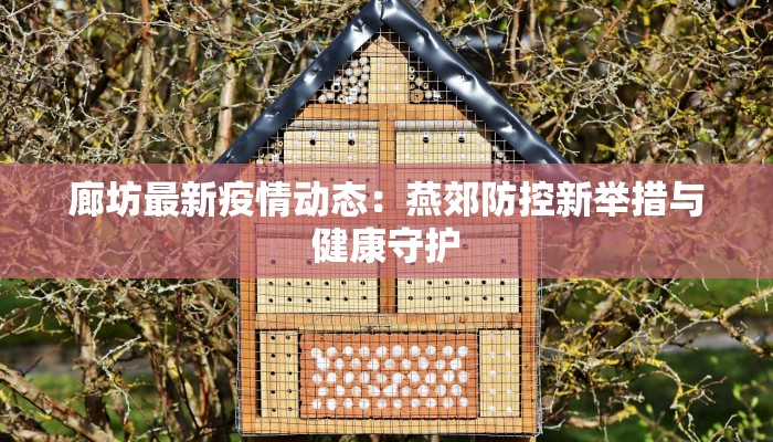 廊坊最新疫情动态：燕郊防控新举措与健康守护