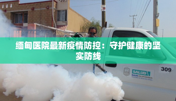 缅甸医院最新疫情防控：守护健康的坚实防线