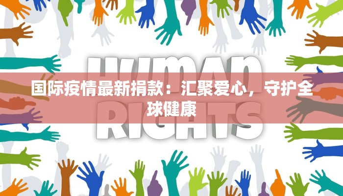 国际疫情最新捐款：汇聚爱心，守护全球健康