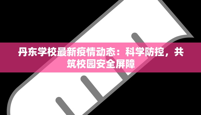 丹东学校最新疫情动态：科学防控，共筑校园安全屏障