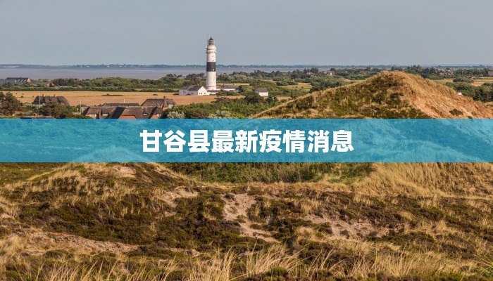 甘谷县最新疫情消息