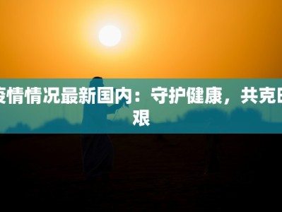 疫情情况最新国内：守护健康，共克时艰