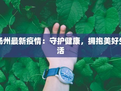 扬州最新疫情：守护健康，拥抱美好生活