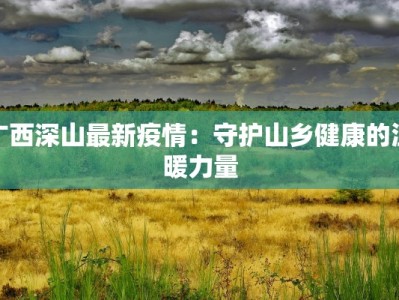 广西深山最新疫情：守护山乡健康的温暖力量