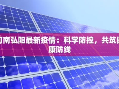 河南弘阳最新疫情：科学防控，共筑健康防线