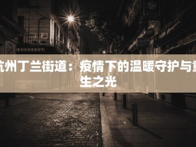 杭州丁兰街道：疫情下的温暖守护与重生之光