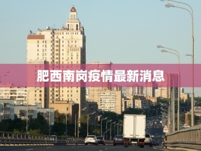 肥西南岗疫情最新消息