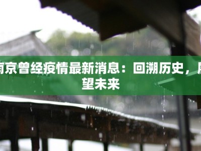 南京曾经疫情最新消息：回溯历史，展望未来