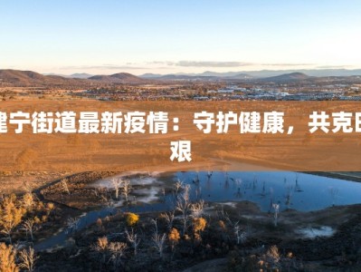 建宁街道最新疫情：守护健康，共克时艰