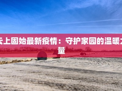 云上固始最新疫情：守护家园的温暖力量