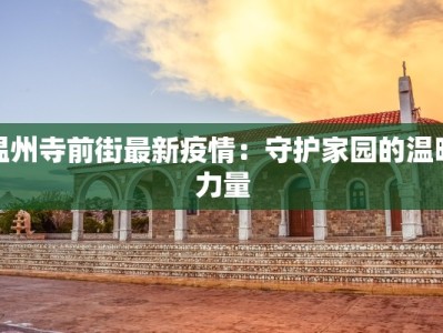 温州寺前街最新疫情：守护家园的温暖力量