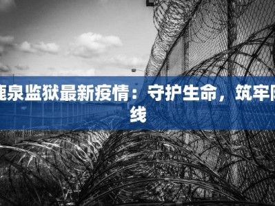 鹿泉监狱最新疫情：守护生命，筑牢防线