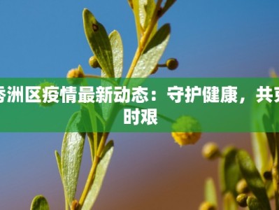秀洲区疫情最新动态：守护健康，共克时艰