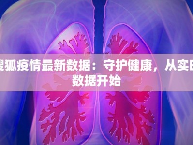 搜狐疫情最新数据：守护健康，从实时数据开始
