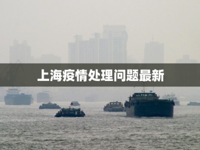 上海疫情处理问题最新
