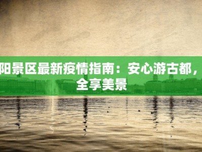 洛阳景区最新疫情指南：安心游古都，安全享美景