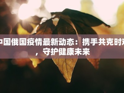 中国俄国疫情最新动态：携手共克时艰，守护健康未来