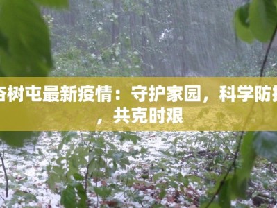 杏树屯最新疫情：守护家园，科学防控，共克时艰