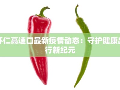 怀仁高速口最新疫情动态：守护健康出行新纪元