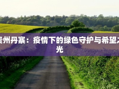 贵州丹寨：疫情下的绿色守护与希望之光