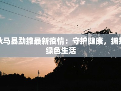 耿马县勐撒最新疫情：守护健康，拥抱绿色生活