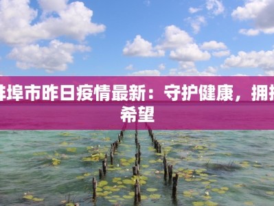 蚌埠市昨日疫情最新：守护健康，拥抱希望