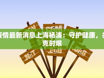 疫情最新消息上海杨浦：守护健康，共克时艰