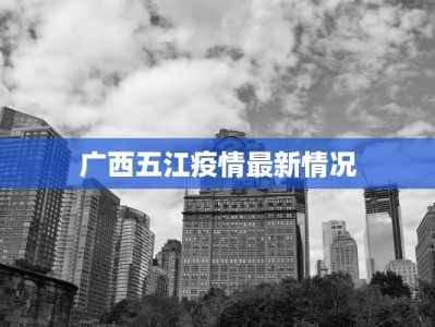 广西五江疫情最新情况