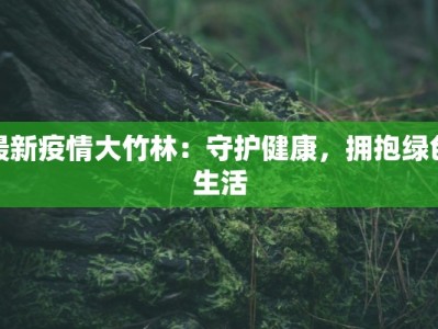 最新疫情大竹林：守护健康，拥抱绿色生活