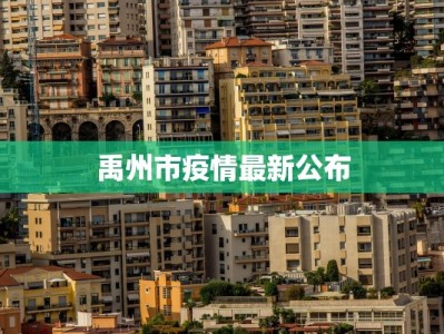 禹州市疫情最新公布